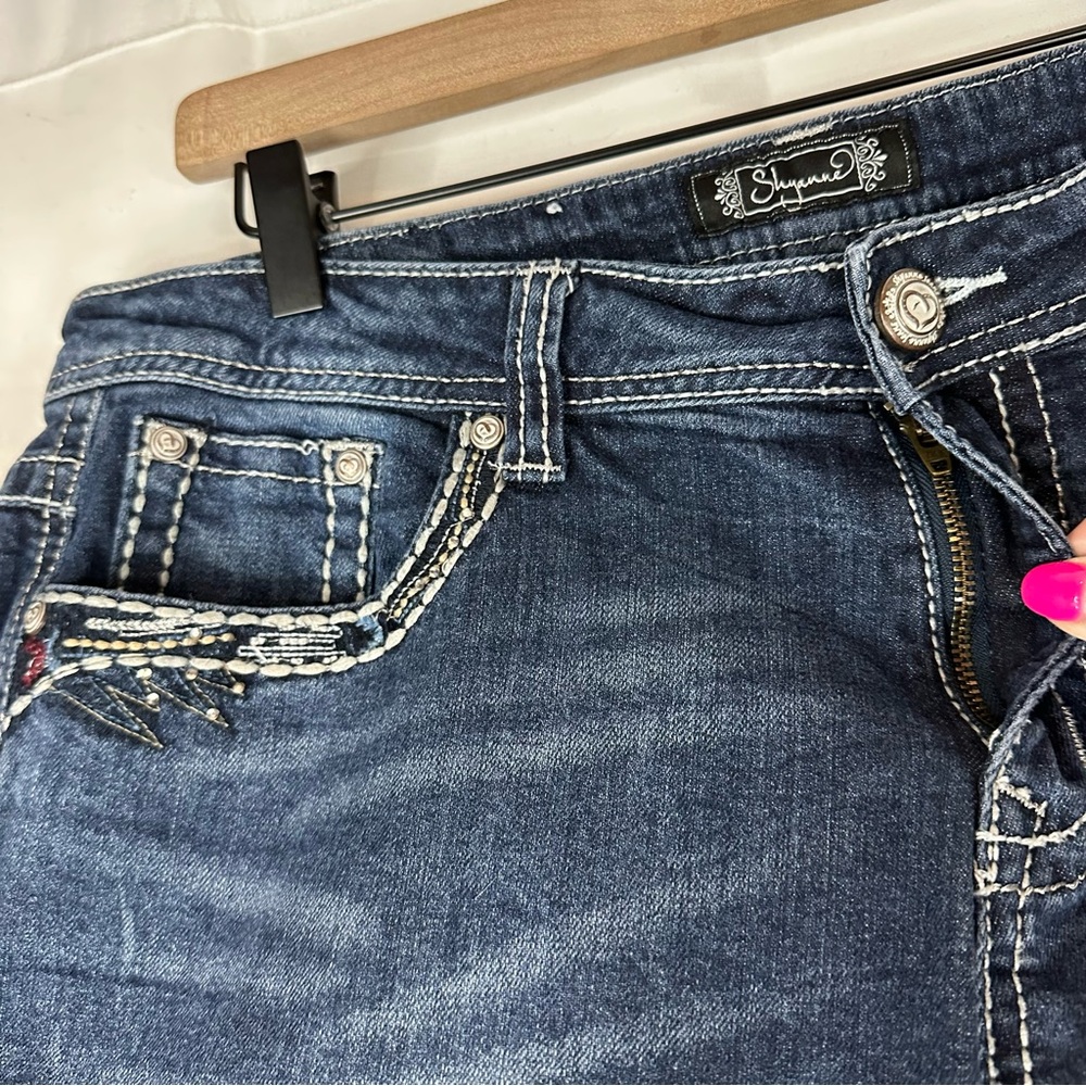 Dark Wash Women's Bootcut Jeans - Blue - Picture 6 of 15